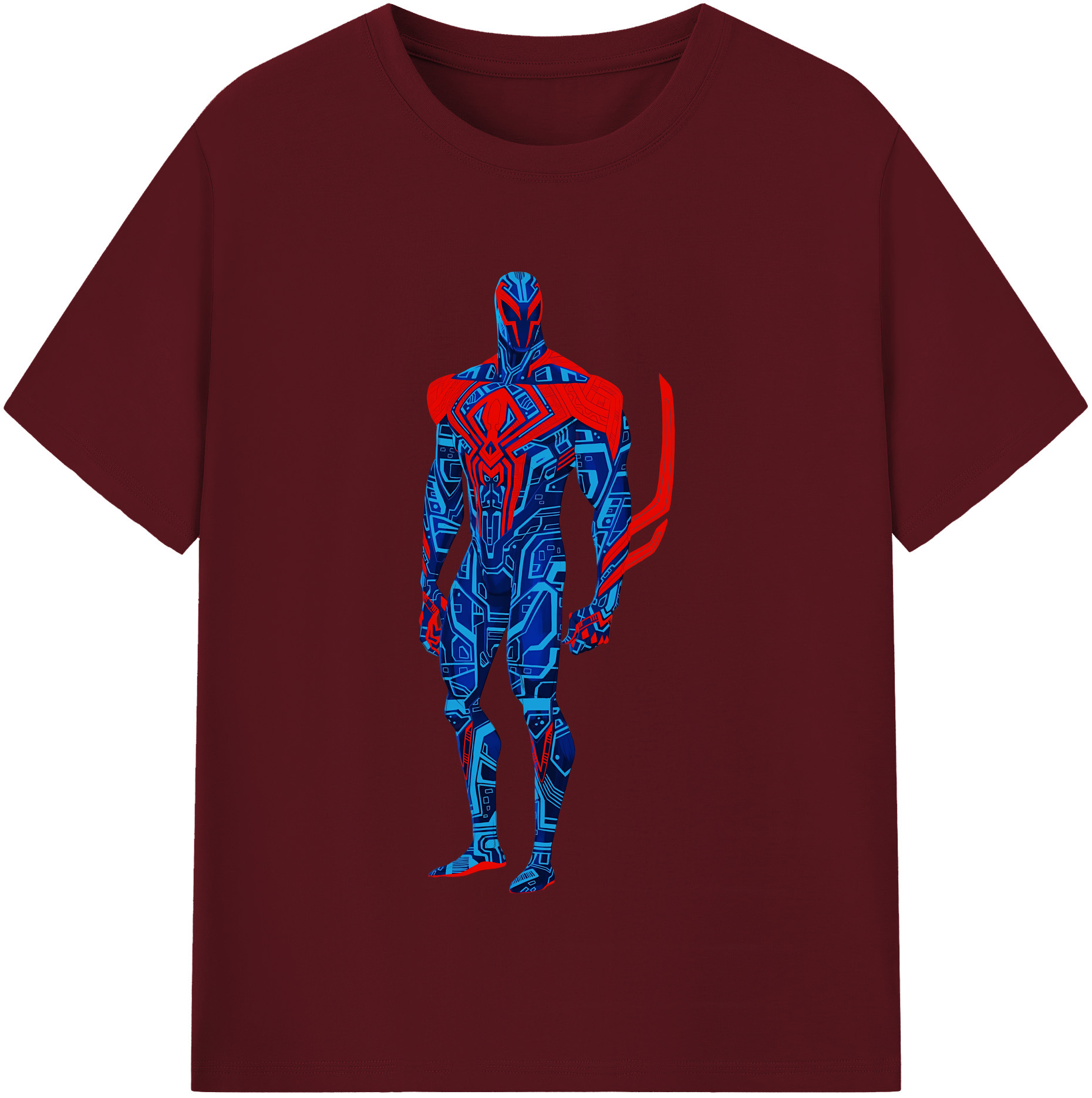 （画像用） Spider Man スパイダーマン 綿100％半袖Tシャツ（フロントプリント）